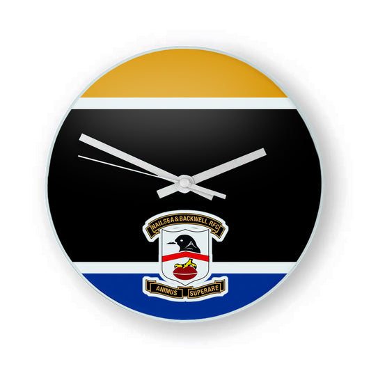Nailsea & Backwell RFC Glass Clock