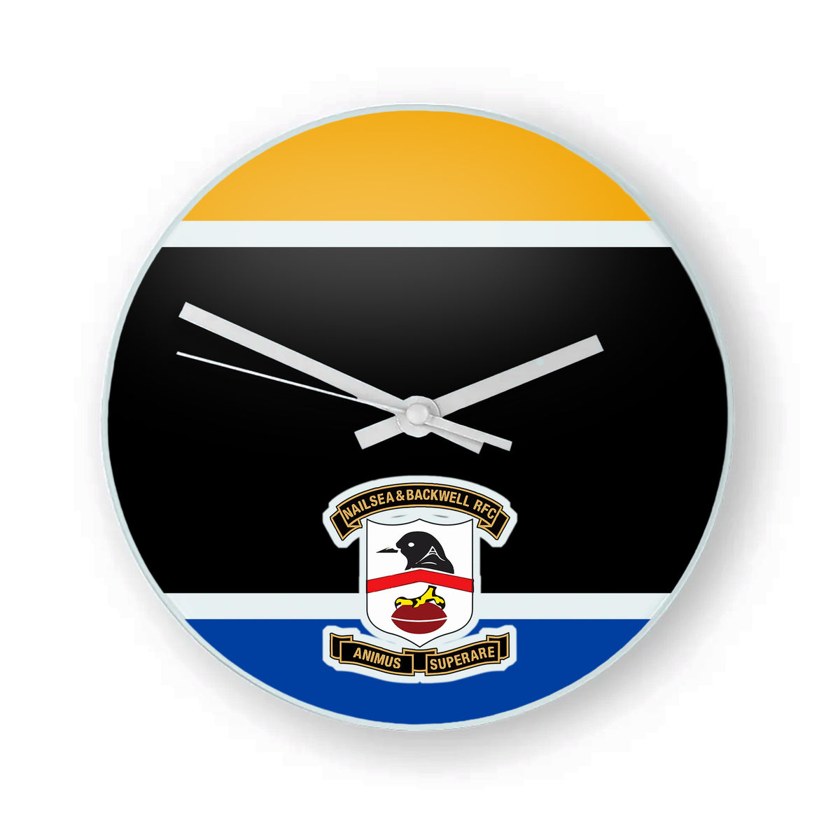 Nailsea & Backwell RFC Glass Clock