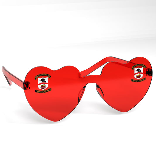 Nailsea & Backwell Heart Party Glasses