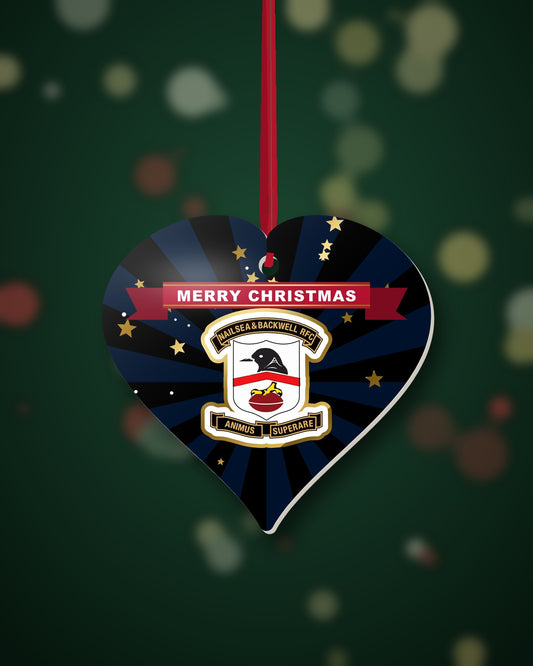 Nailsea & Backwell RFC Christmas Heart Starburst