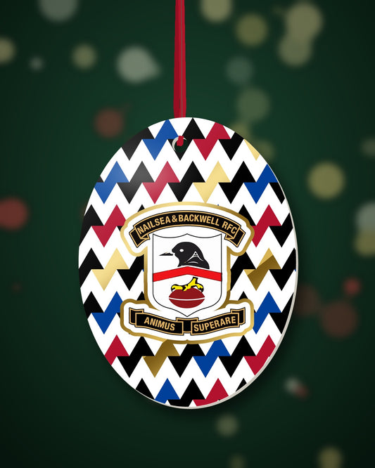 Nailsea & Backwell RFC Christmas Oval Harlequin