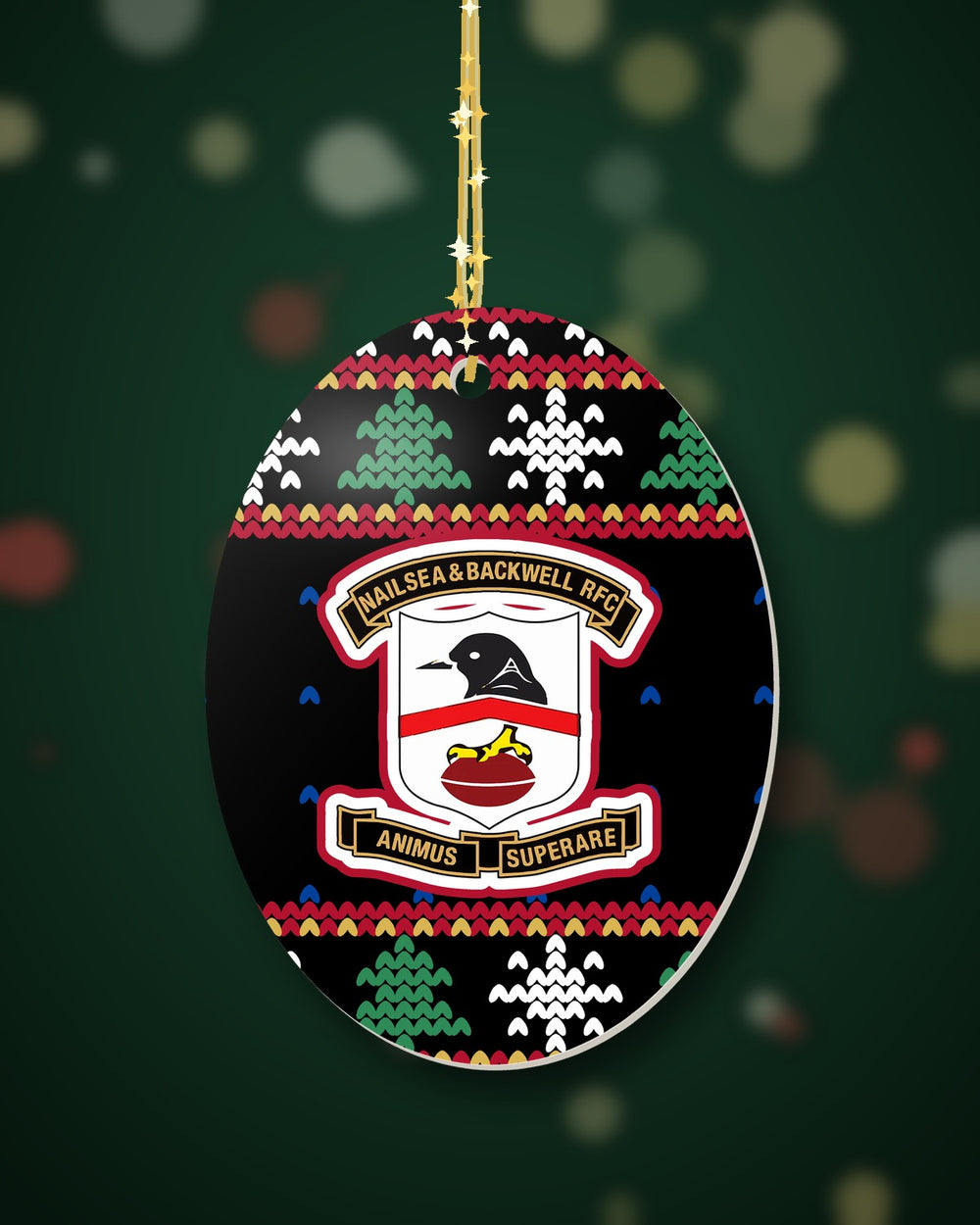 Nailsea & Backwell RFC Christmas Oval Jumper
