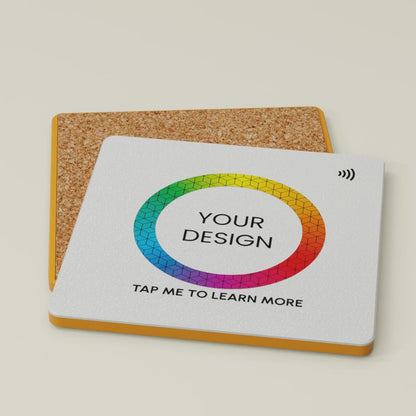 Custom Smart NFC Square Coaster