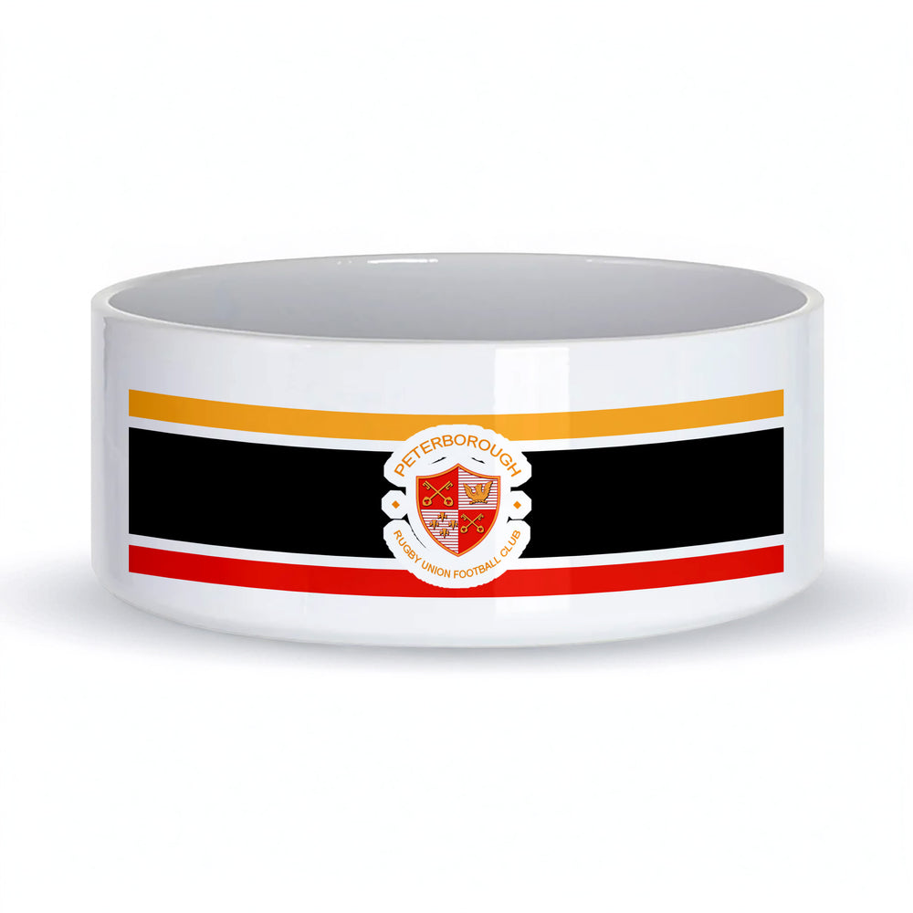Peterborough RUFC Ceramic Dog Bowl