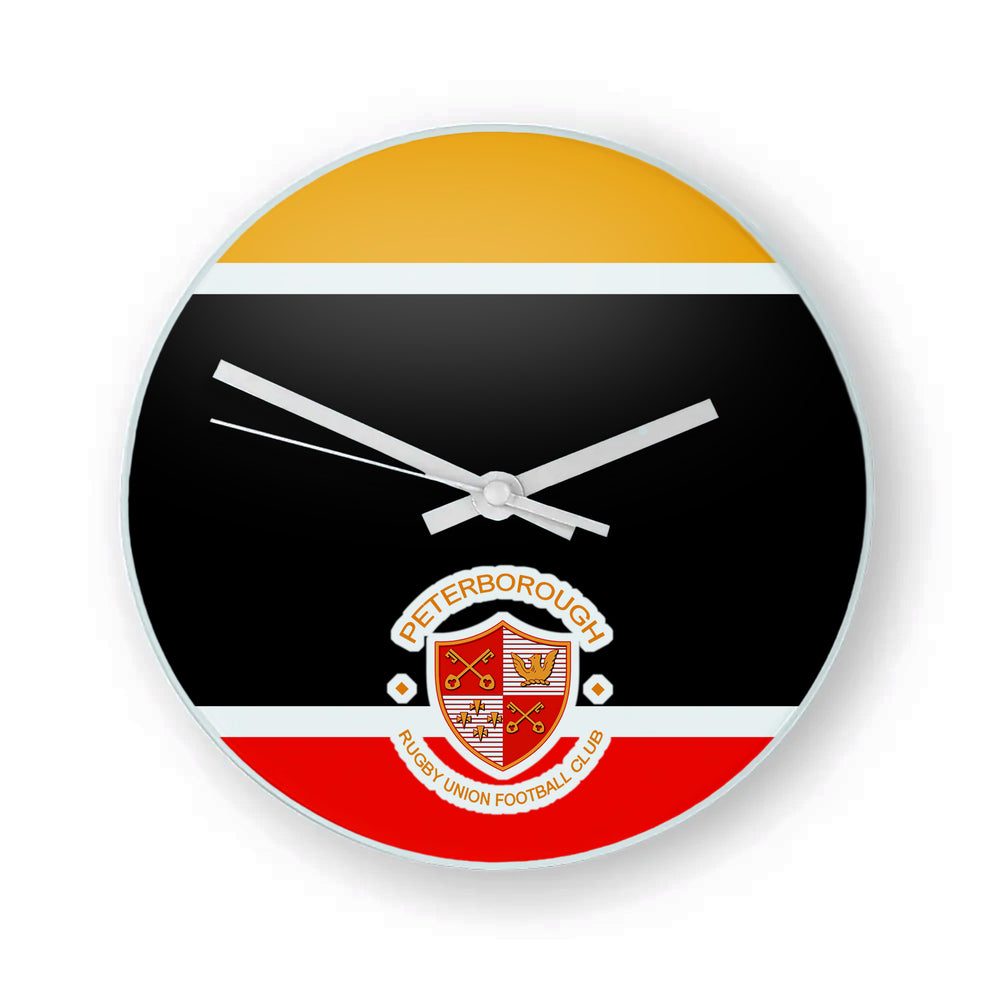 Peterborough RUFC Glass Clock