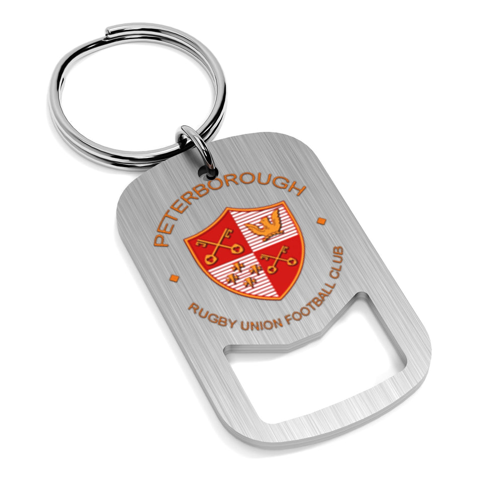 Peterborough RUFC Metal Beer Opener Keyring