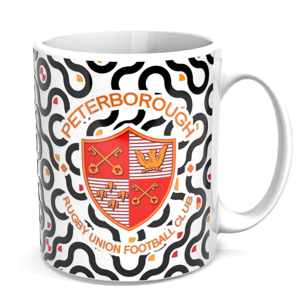 Peterborough RUFC Pattern Mug