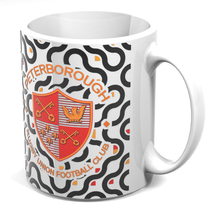 Peterborough RUFC Mug - Pattern design