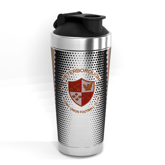 Peterborough RUFC 500ml Protein Shaker - crest front