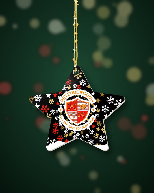 Peterborough RUFC Christmas Star Snowfall