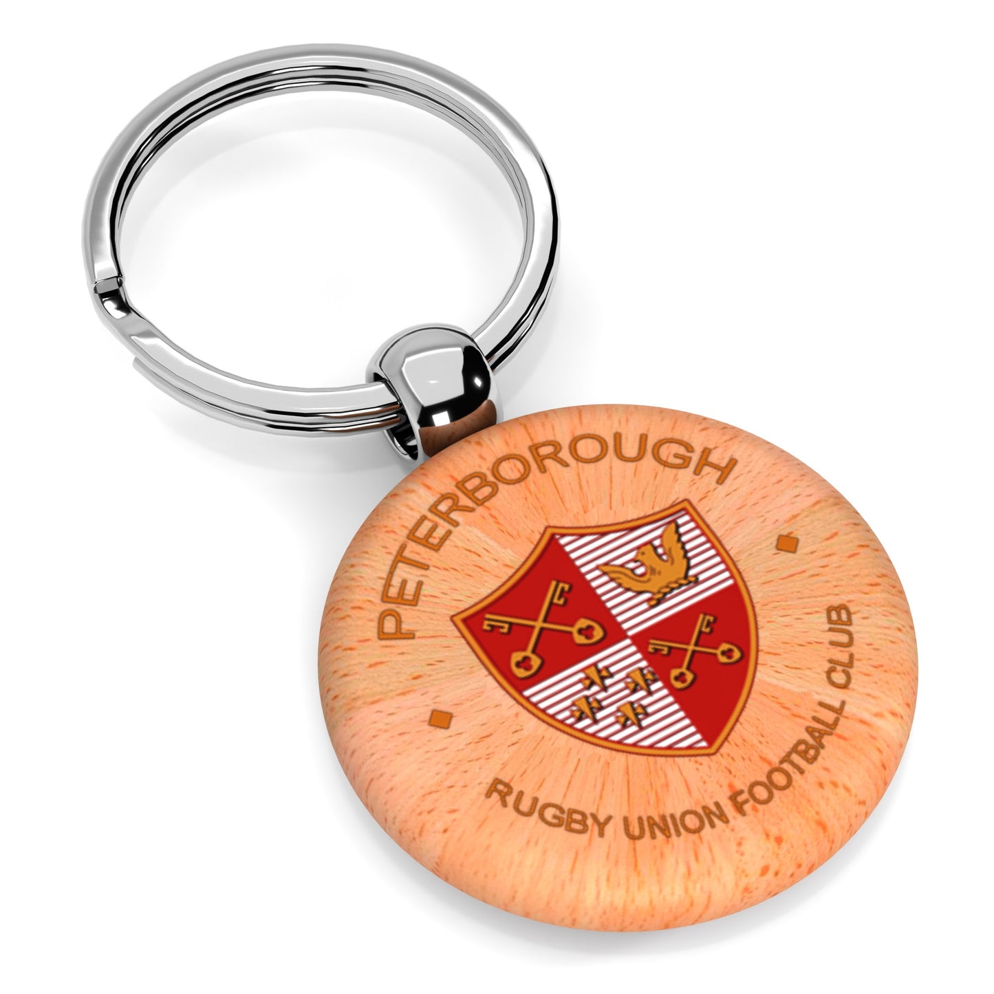 Peterborough RUFC Wooden Keyring