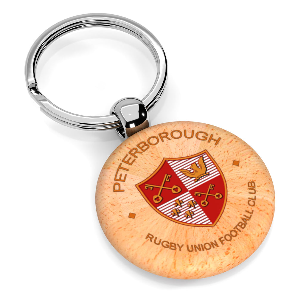 Peterborough RUFC Wooden Keyring