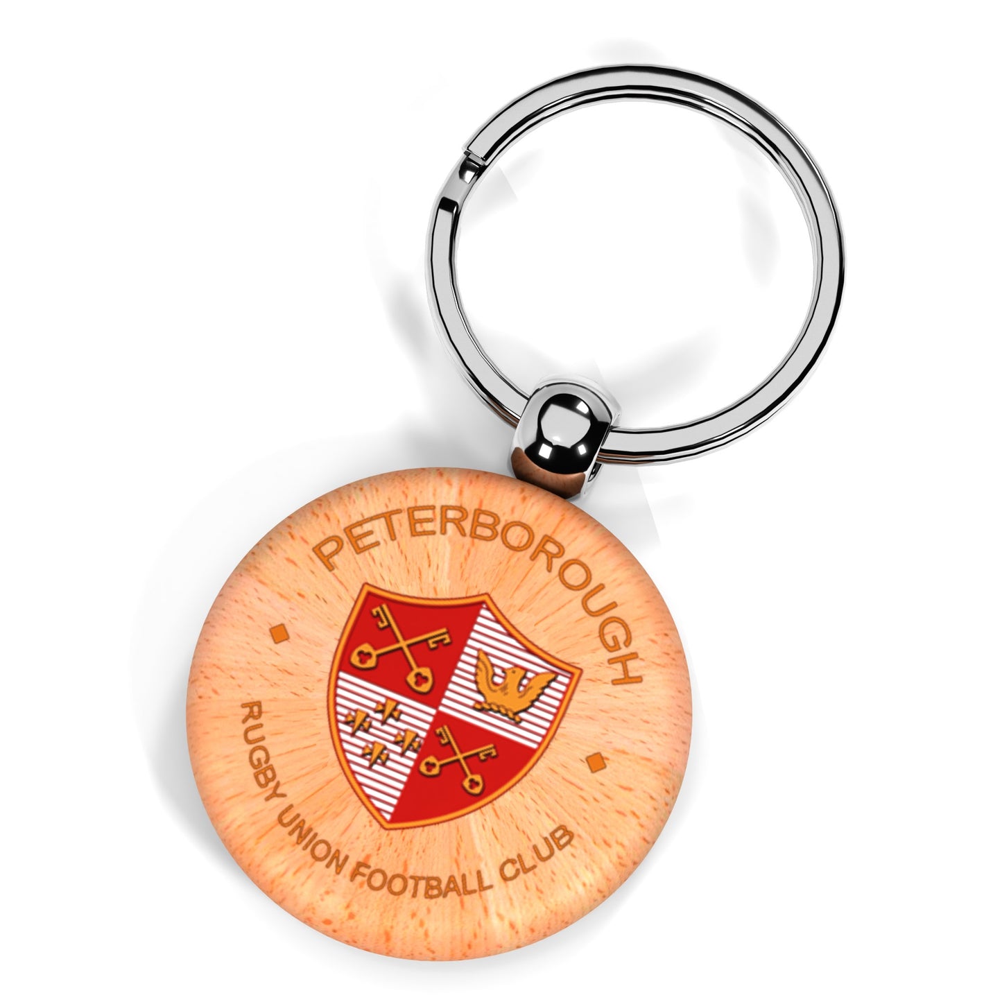 Peterborough RUFC Wooden Keyring