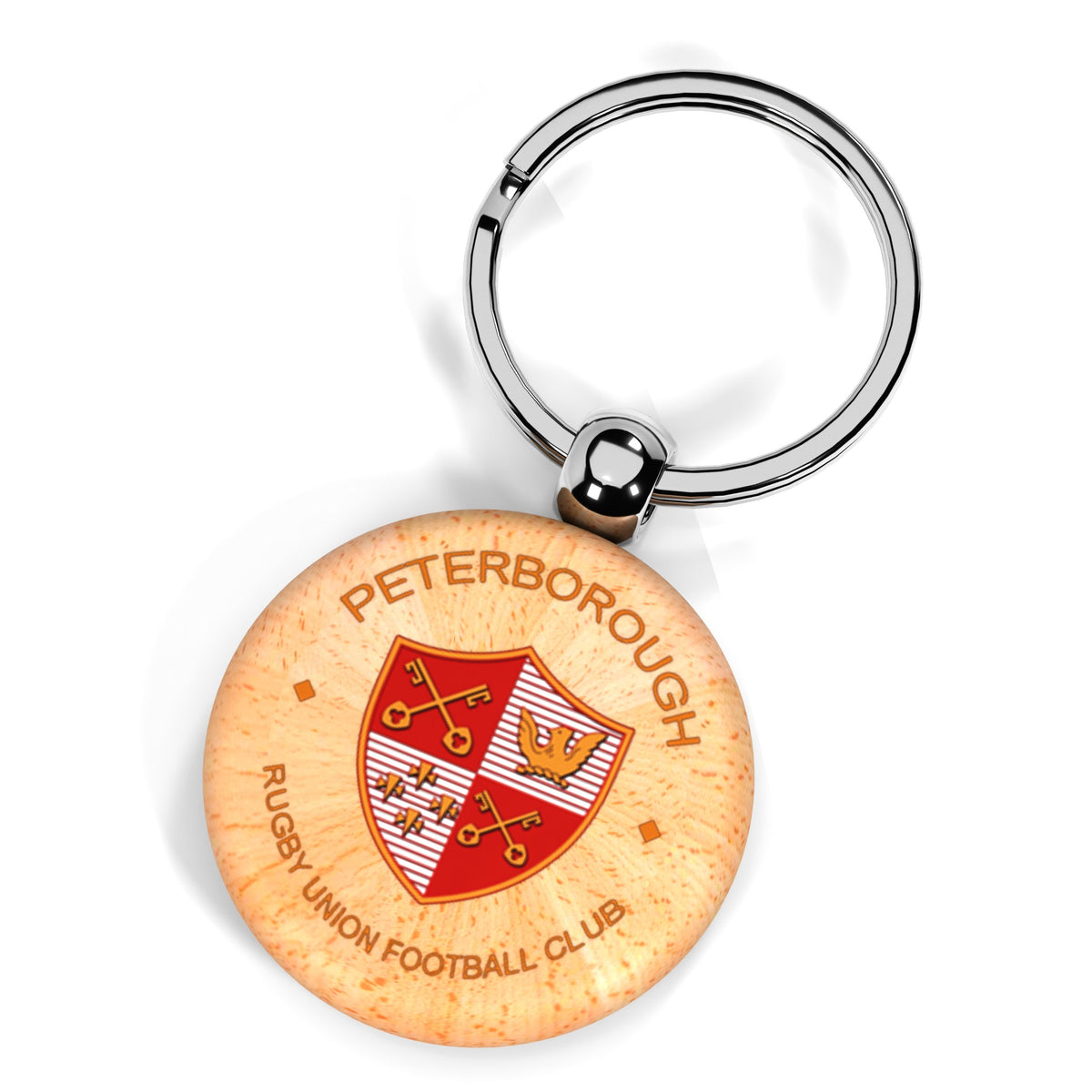 Peterborough RUFC Wooden Keyring