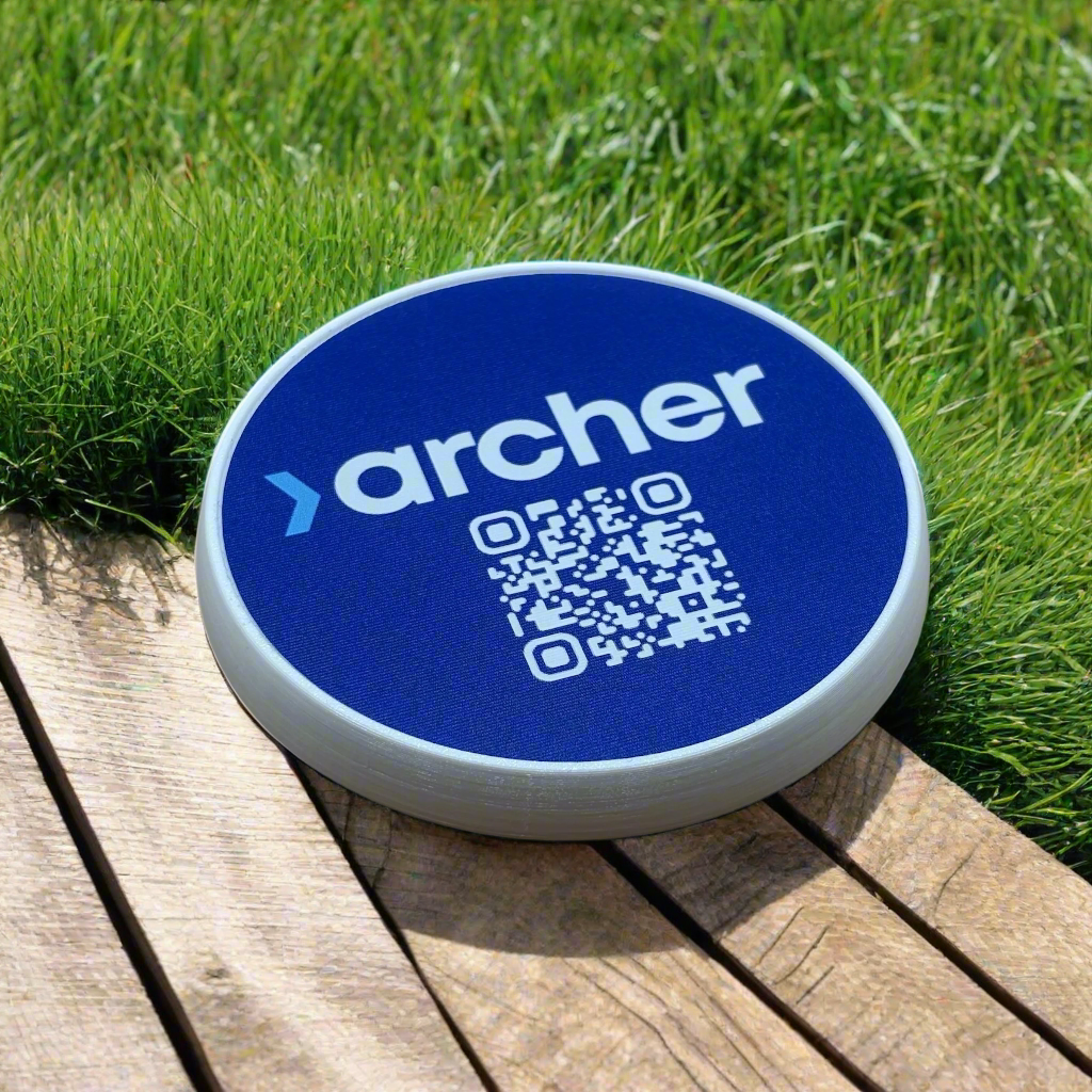 Frisbee Coaster Full Colour Print