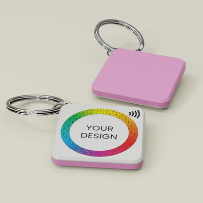 Custom Smart NFC Square Keyring