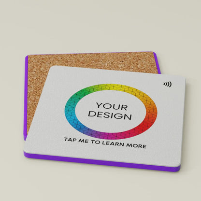 Custom Smart NFC Square Coaster