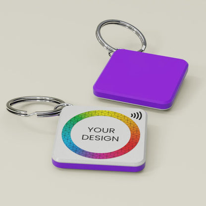 Custom Smart NFC Square Keyring