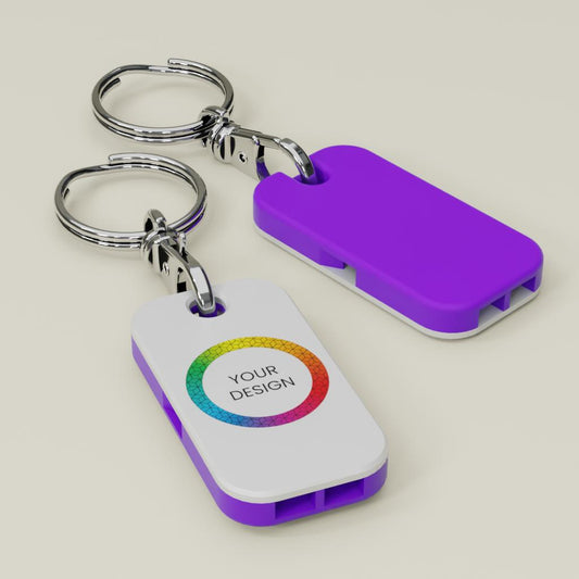 Custom Whistle Keyring
