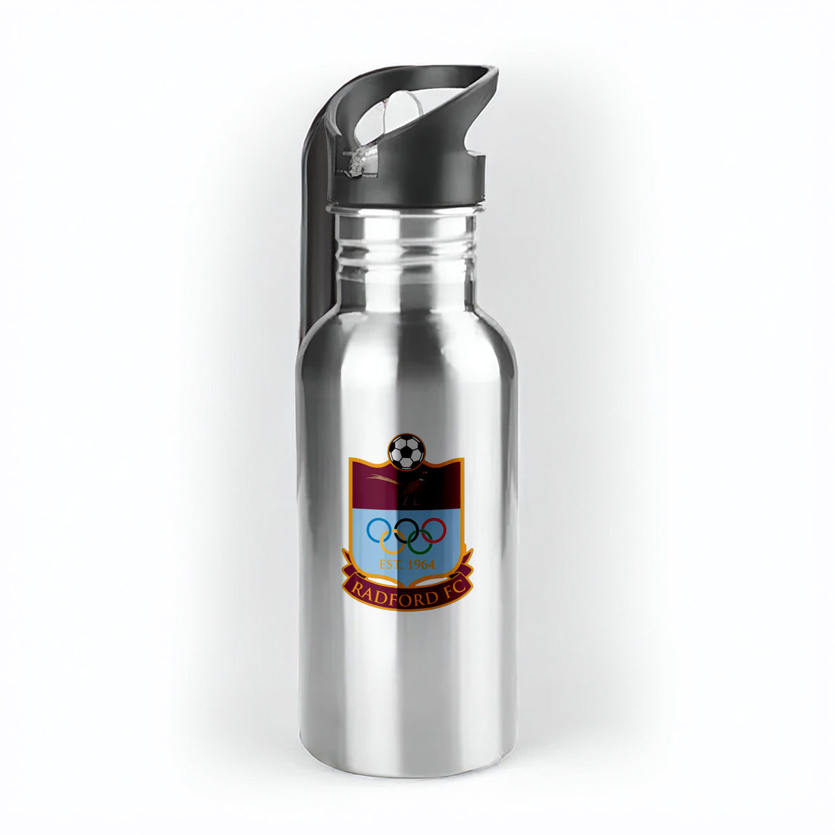 Radford FC 500ml Metal Straw Bottle