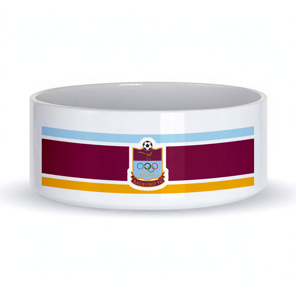 Radford FC Ceramic Dog Bowl