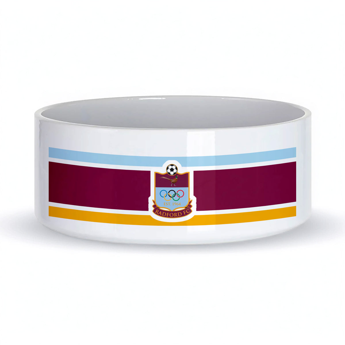 Radford FC Ceramic Dog Bowl