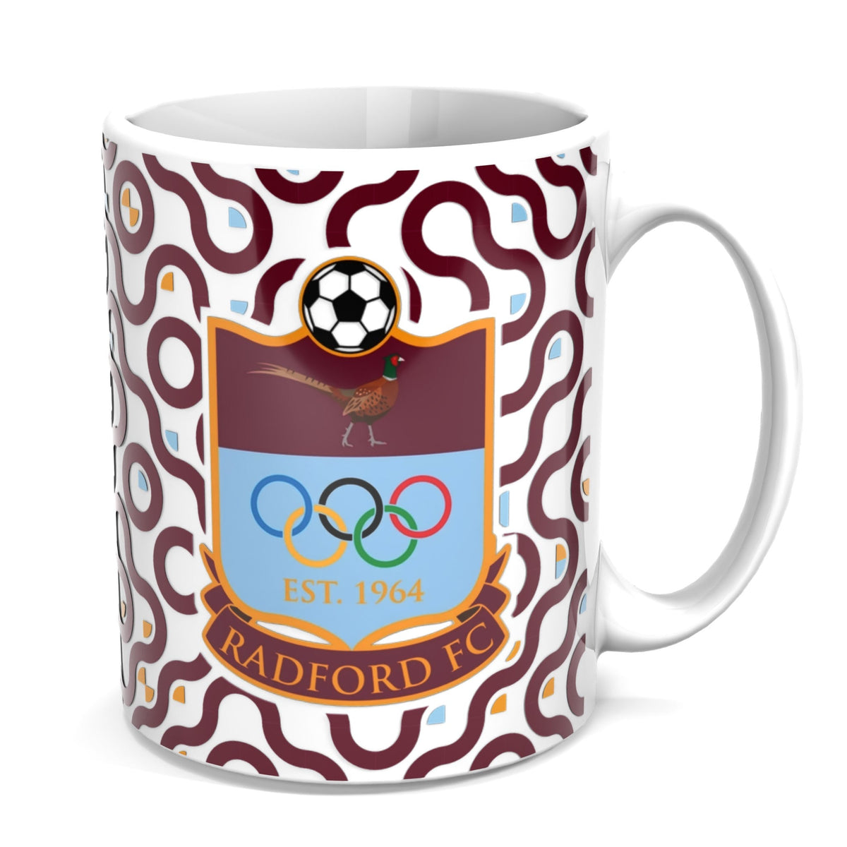 Radford FC Mug - Pattern design