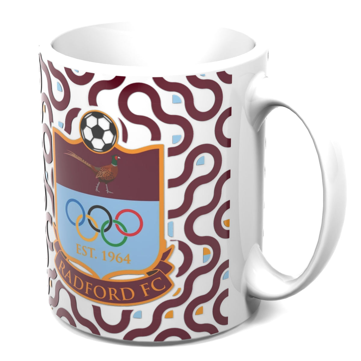 Radford FC Mug - Pattern design