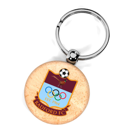 Radford FC Wooden Keyring