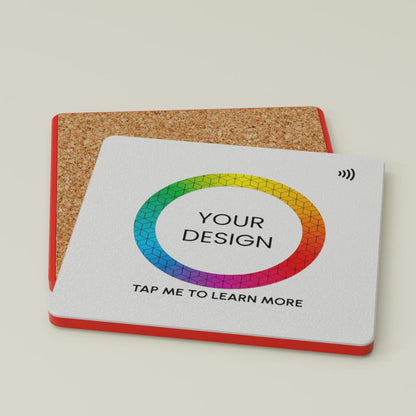 Custom Smart NFC Square Coaster