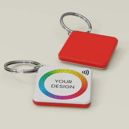 Custom Smart NFC Square Keyring