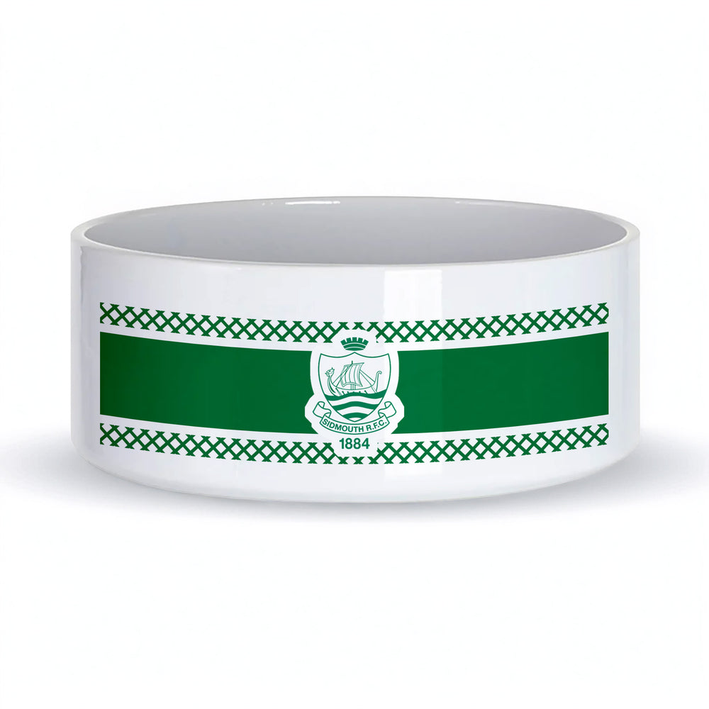 Sidmouth RFC Ceramic Dog Bowl