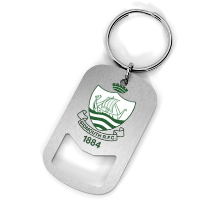 Sidmouth RFC Metal Beer Opener Keyring