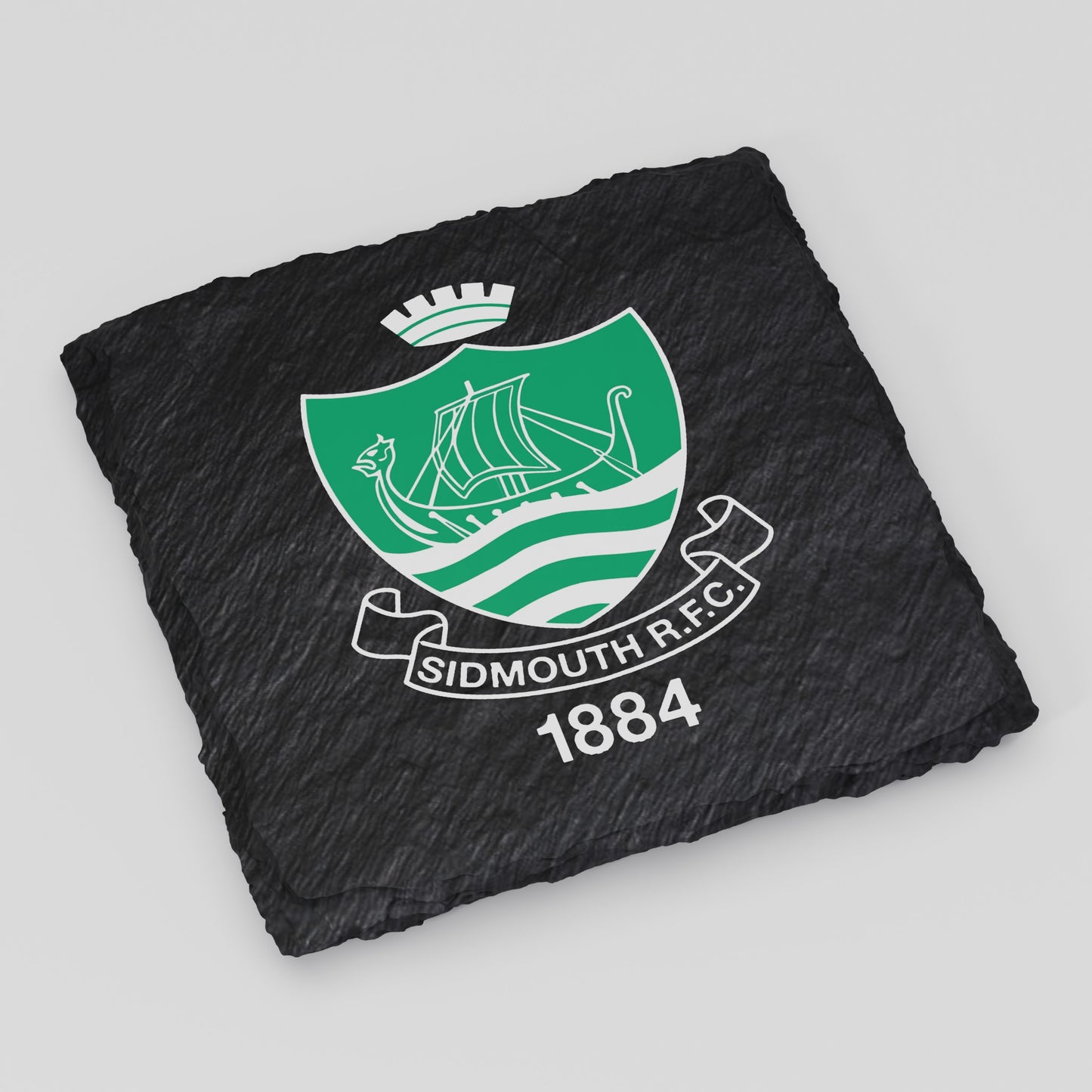 Sidmouth RFC Slate Coaster