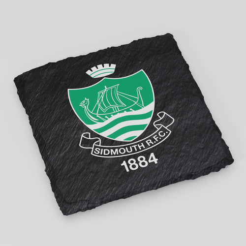 Sidmouth RFC Slate Coaster