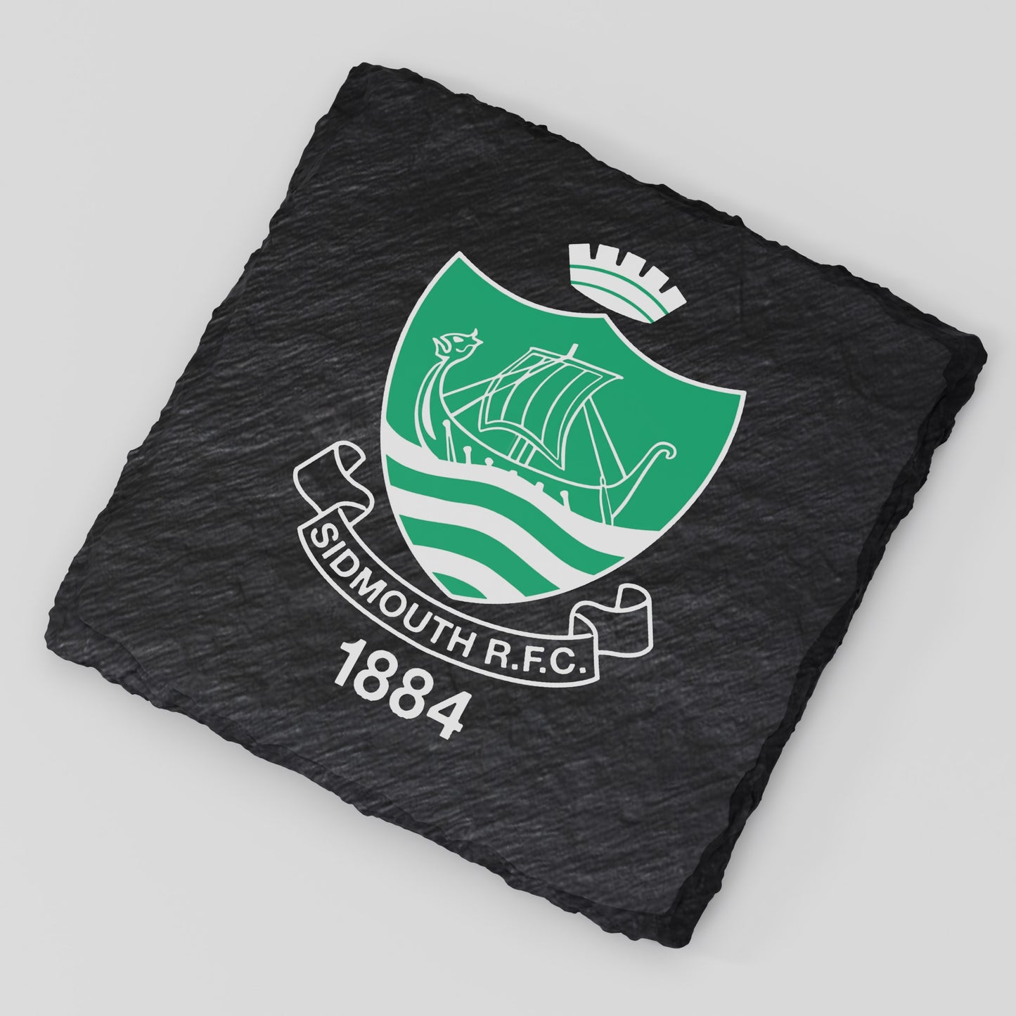 Sidmouth RFC Slate Coaster