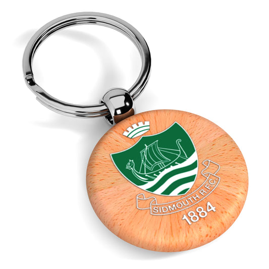 Sidmouth RFC Wooden Keyring