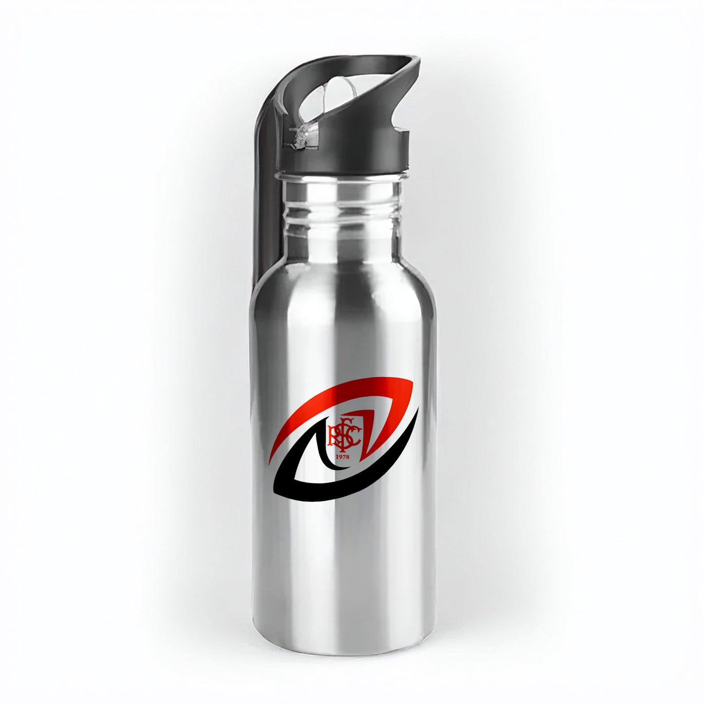 Sleaford RFC 500ml Metal Straw Bottle