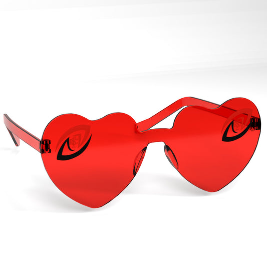 Sleaford RFC Heart Party Glasses