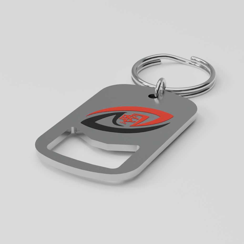 Sleaford RFC Metal Beer Opener Keyring