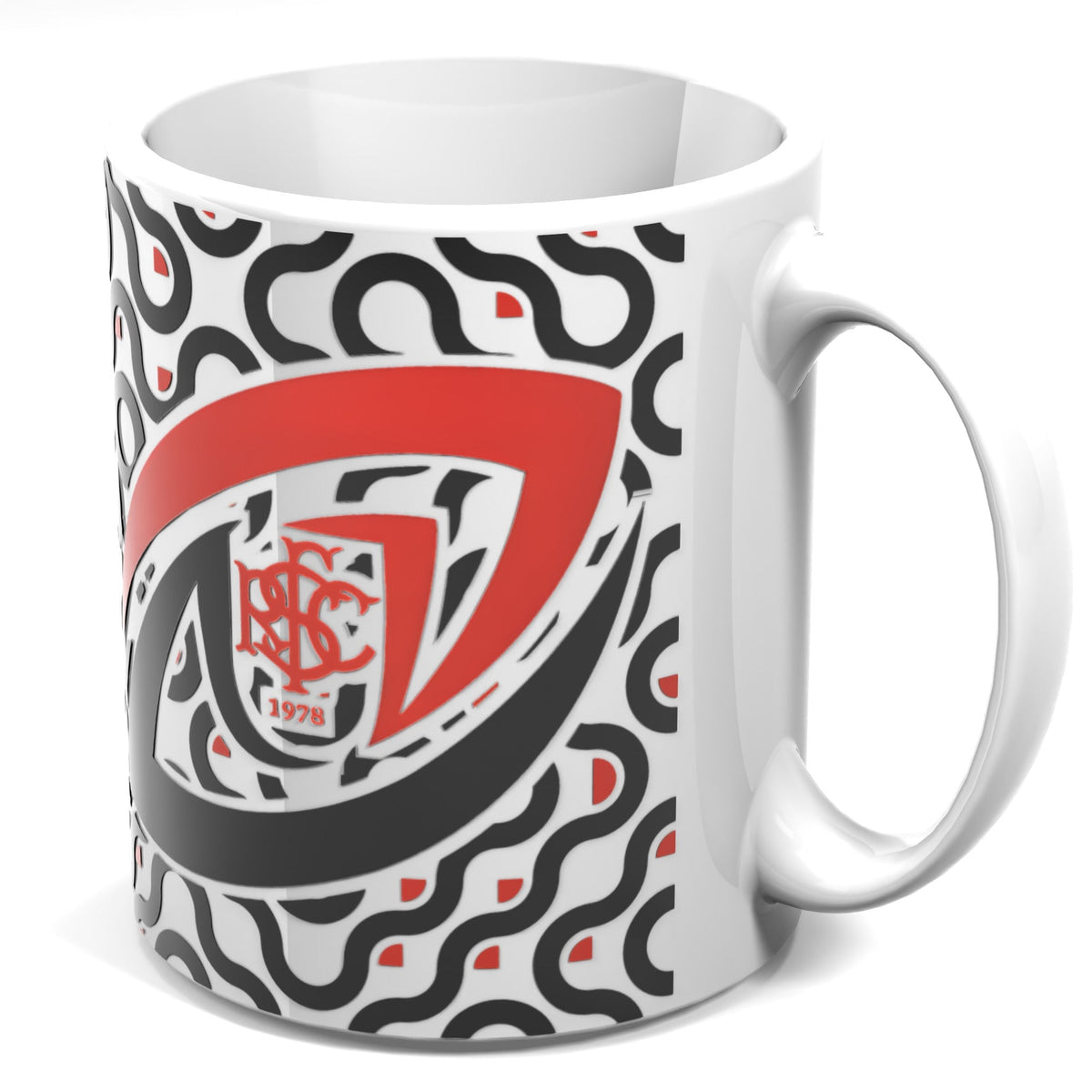Sleaford RFC Mug - Pattern design
