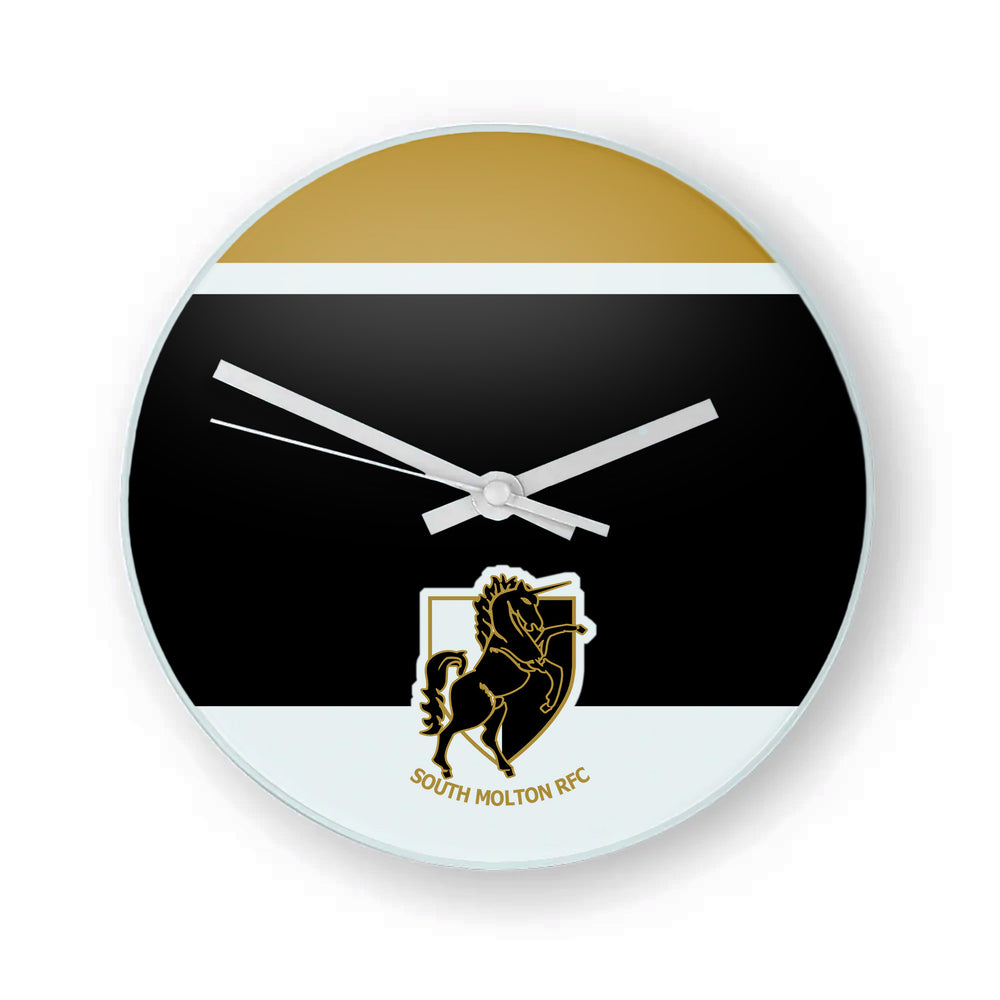 South Molton RFC Glass Clock