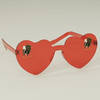 South Molton RFC Heart Party Glasses