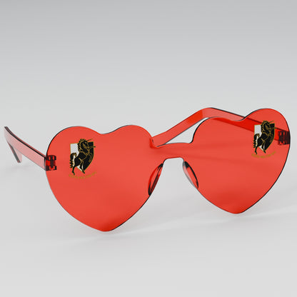 South Molton RFC Heart Party Glasses