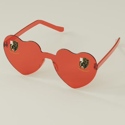 South Molton RFC Heart Party Glasses