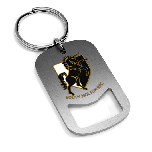 South Molton RFC Metal Beer Opener Keyring