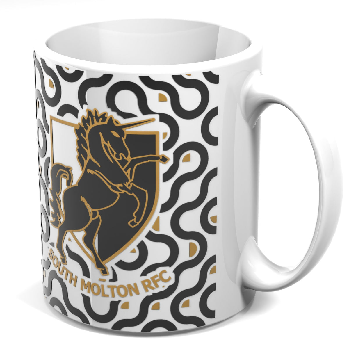 South Molton RFC Mug - Pattern design