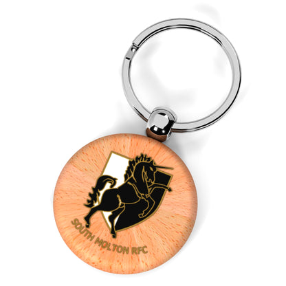 South Molton RFC Wooden Keyring