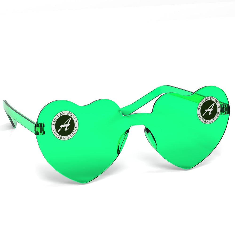 St Anthony's FC Heart Party Glasses