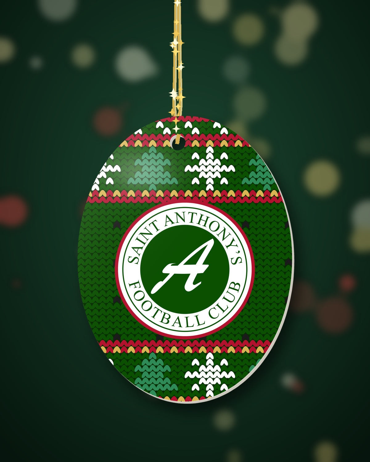 St Anthony's FC Christmas Oval Jumper